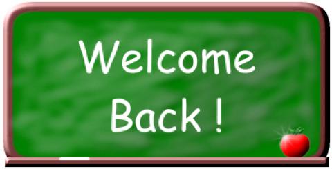 Welcome Back to School!