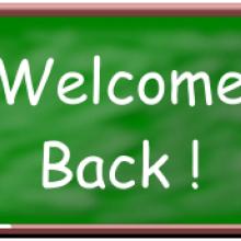 Welcome Back to School!